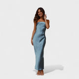 Elena – Vestido Brillo de Seda y Estilo - Vestidos