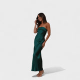 Elena – Vestido Brillo de Seda y Estilo - Vestidos