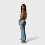 Elena – Vestido Brillo de Seda y Estilo - Vestidos