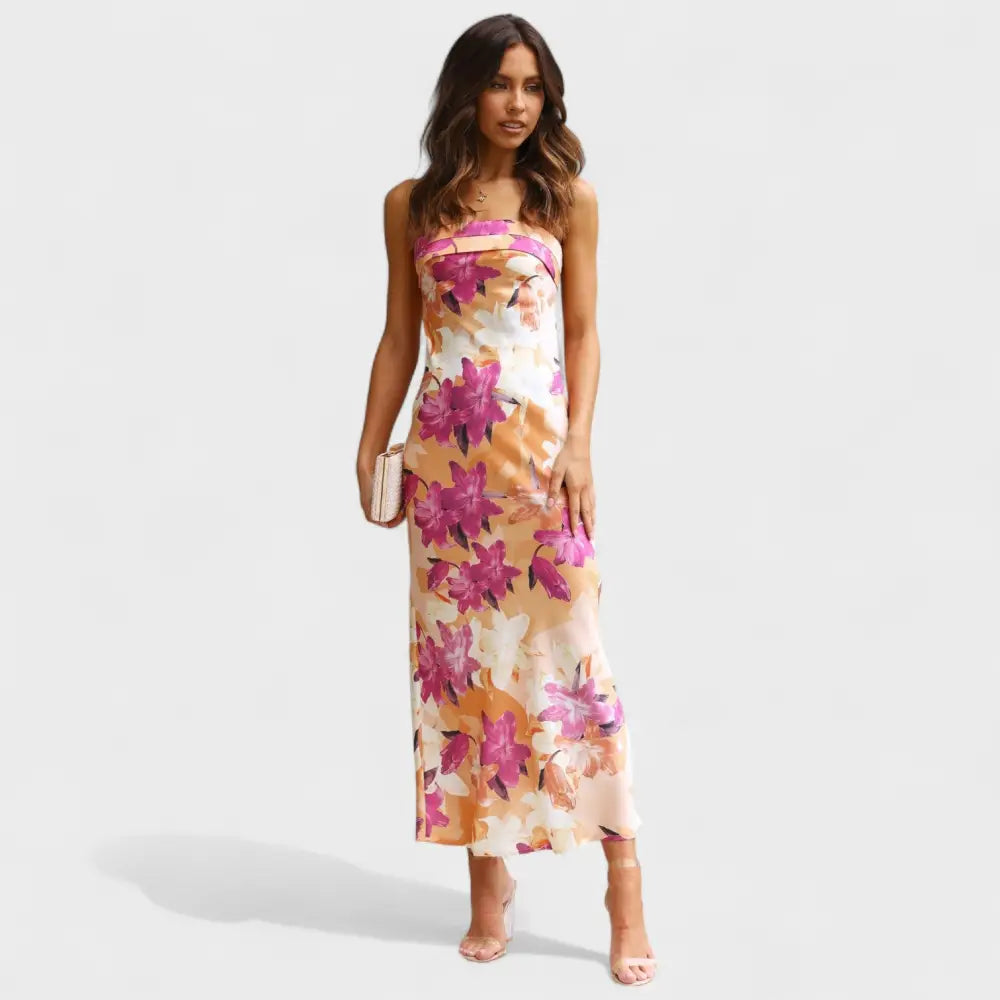 Elena – Vestido Brillo de Seda y Estilo - Vestidos