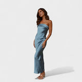 Elena – Vestido Brillo de Seda y Estilo - Vestidos