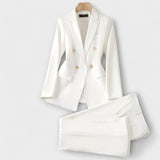 Emma – Conjunto Estilo y Comodidad Atemporal - Blanco / S - CONJUNTOS