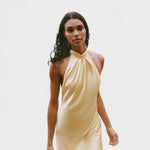 Estela – Vestido Glamour Satinado - Vestidos