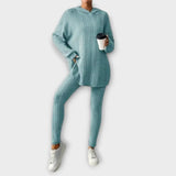 Gabriela – Conjunto Comodidad y Estilo Refinado - Türkis / S - CONJUNTOS