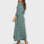 Gloria – Vestido Elegancia Floral Atemporal - Vestidos