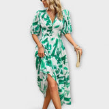 Inés – Vestido Elegancia Radiante - Verde / S - Vestidos