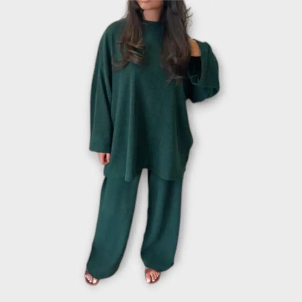 Ingrid – Conjunto Estilo y Confort Sin Esfuerzo - Verde / S - CONJUNTOS