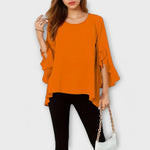 Irene – Blusa Toque Fresco - Naranja / XS - Irene – Blusa Toque Fresco > Blouses > >