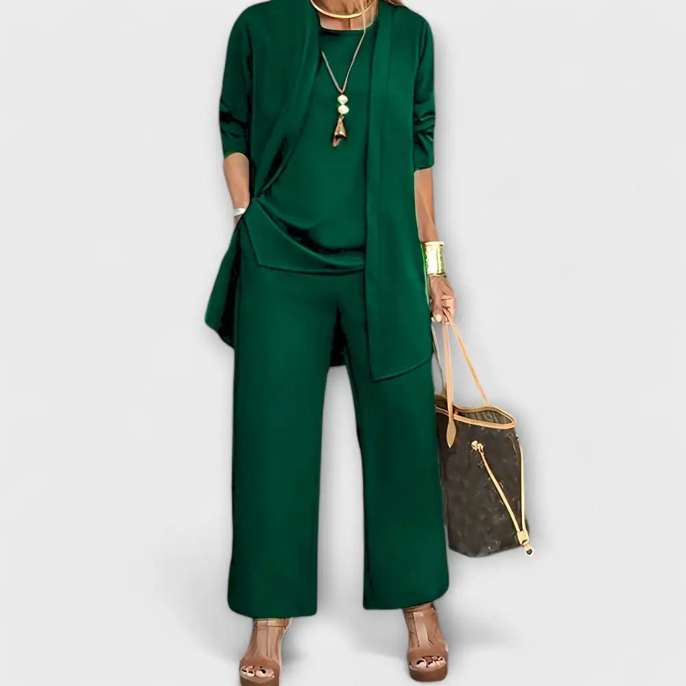 Isabel – Conjunto Chic y Atemporal - Verde / S - CONJUNTOS