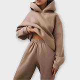 Isabel – Conjunto Estilo Casual Sofisticado - Beige / S - CONJUNTOS