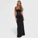 Isabel – Vestido Brillo Sutil para Momentos Especiales - Negro / XS - Vestidos