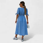 Isabel – Vestido Chic de Denim Elegante - Vestidos