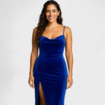 Isabel – Vestido Elegancia Sofisticada - Azul / XS - Vestidos