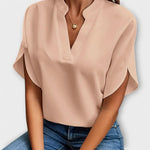 Lidia – Blusa Estilo Primaveral y Confort - Aprikose / S - Lidia – Blusa Estilo Primaveral y Confort > Blouses > >