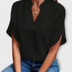Lidia – Blusa Estilo Primaveral y Confort - Negro / S - Lidia – Blusa Estilo Primaveral y Confort > Blouses > >