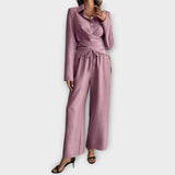 Livia – Conjunto Estilo Fresco y Chic - Rosa / S - CONJUNTOS