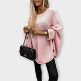 Lola – Pullover Estilo Acogedor y Chic - Rosa / S - Suéteres & Cardigans