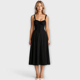 Lucía – Vestido Brillo de Luna - Negro / S - Vestidos