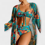 Luna – Conjunto Bikini Estilo Vibrante y Cómodo - Blau / S