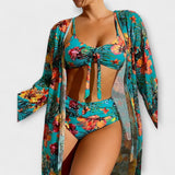 Luna – Conjunto Bikini Estilo Vibrante y Cómodo - Blau / S