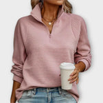 María – Pullover Chic y Versátil - Hellrosa / S - Suéteres & Cardigans
