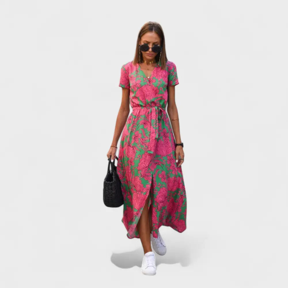 María – Vestido Encanto Floral Atemporal - Vestidos