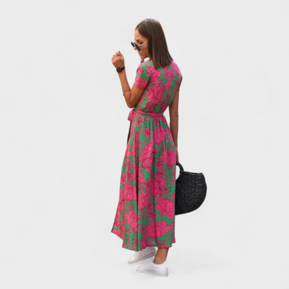 María – Vestido Encanto Floral Atemporal - Vestidos