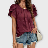 Mariana – Blusa Encanto Romántico - Bordeaux / XS - Mariana – Blusa Encanto Romántico > Blouses > >