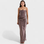 Mariana – Vestido Elegancia Atemporal - Gris / S - Vestidos