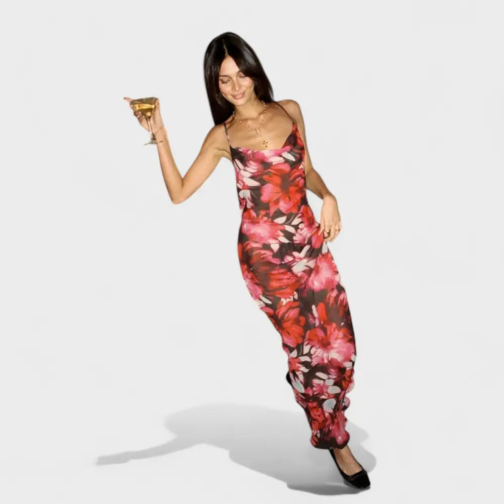 Mariana – Vestido Encanto Floral para Noches de Ensueño - Vestidos