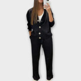 Marisol – Conjunto Estilo y Comodidad Elegante - Negro / S - CONJUNTOS