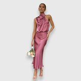 Marisol – Vestido Elegancia Atemporal - Rosa / S - Vestidos