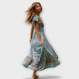 Marisol – Vestido Elegancia Boho Floral - Vestidos