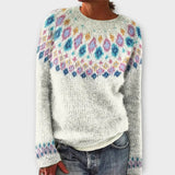 Mireia – Suéter Estilo Vintage Cálido y Chic - Blanco / XS - Suéteres & Cardigans