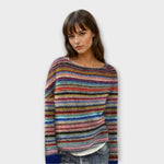 Miriam – Suéter Estilo Vintage Confortable - Azul / XS - Suéteres & Cardigans
