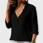 Mona – Blusa Elegancia y Confort Duradero - Negro / XS - Mona – Blusa Elegancia y Confort Duradero > Blouses > >