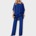 Mónica – Conjunto Estilo Radiante - Azul / S - CONJUNTOS