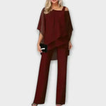 Mónica – Conjunto Estilo Radiante - Rojo / S - CONJUNTOS