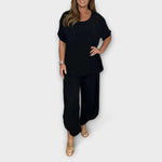 Naiara – Vestido Elegancia Versátil - Negro / S - CONJUNTOS
