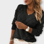 Noemí – Suéter Confort y Chic Atemporal - Negro / S - Suéteres & Cardigans