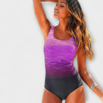 Nuria – Bañador Deportivo Elegancia Acuática - Lila / S