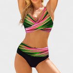 Nuria – Bikini Elegancia Verano - Amarillo / S - Brisa Cruzada – Bikini moldeador con alma de verano
