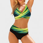 Nuria – Bikini Elegancia Verano - Morado / S - Brisa Cruzada – Bikini moldeador con alma de verano