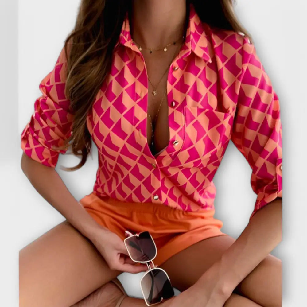 Nuria – Blusa Elegancia Atemporal y Chic - Nuria – Blusa Elegancia Atemporal y Chic > Blouses > >