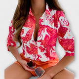 Nuria – Blusa Elegancia Atemporal y Chic - Orange Rose / S - Nuria – Blusa Elegancia Atemporal y Chic > Blouses > >