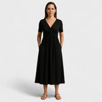 Olivia – Vestido Encanto Veraniego - Negro / S - Vestidos