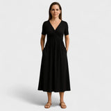 Olivia – Vestido Encanto Veraniego - Negro / S - Vestidos