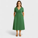 Olivia – Vestido Encanto Veraniego - Verde / S - Vestidos