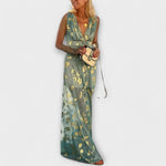 Raquel – Vestido Encanto Floral - Azul / XS - Vestidos