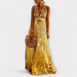 Raquel – Vestido Encanto Floral - Gelb / XS - Vestidos